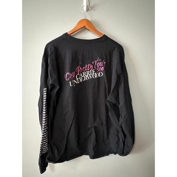 Adult Size XXl Carrie Underwood Long Sleeve T-shirt The Cry Pretty Tour 360 - Picture 4 of 7